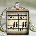 Waltz Music Scrabble Pendan..