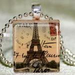 Eiffel Tower Scrabble Penda..