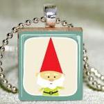 Garden Gnome Scrabble Penda..