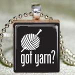 Got Yarn Scrabble Pendant w..
