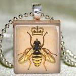 Queen Bee Scrabble Pendant ..