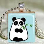 Panda Scrabble Pendant Wit..