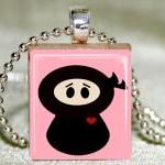 Lil Ninja Scrabble Pendant ..
