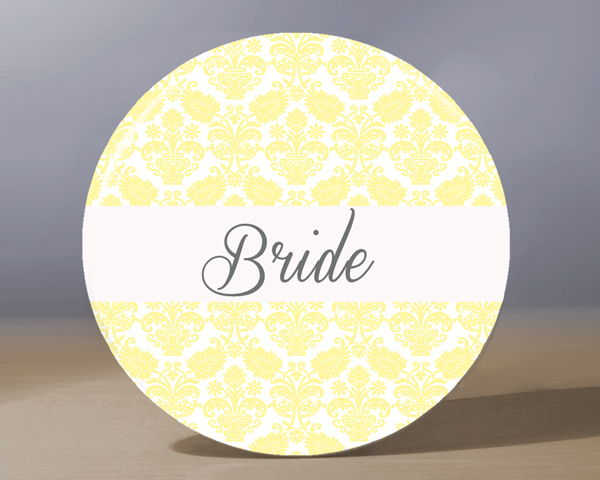 Pocket Mirror - Bride Pocket Mirror - Pale Yellow